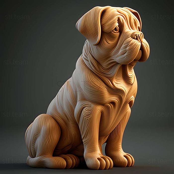 3D модель Гампр собака (STL)